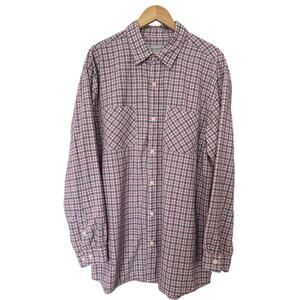 Carhartt Plaid Shirt Mens XL Button Down Relaxed Fit Outdoors Cotton Long Sleeve